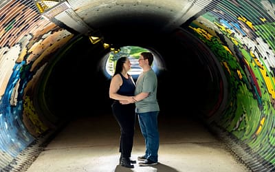 Liberty & Donny’s Confederation Park Engagement Photographs in Calgary